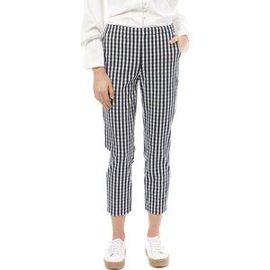 NWT J Crew Martie Crop pant  gingham style sz 0